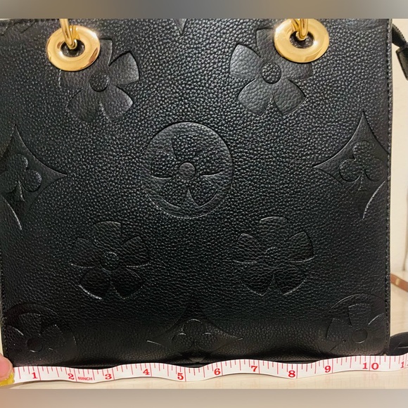 2 pc Black VEGAN LEATHER purse wallet set great gift holiday birthday gift - Picture 13 of 16